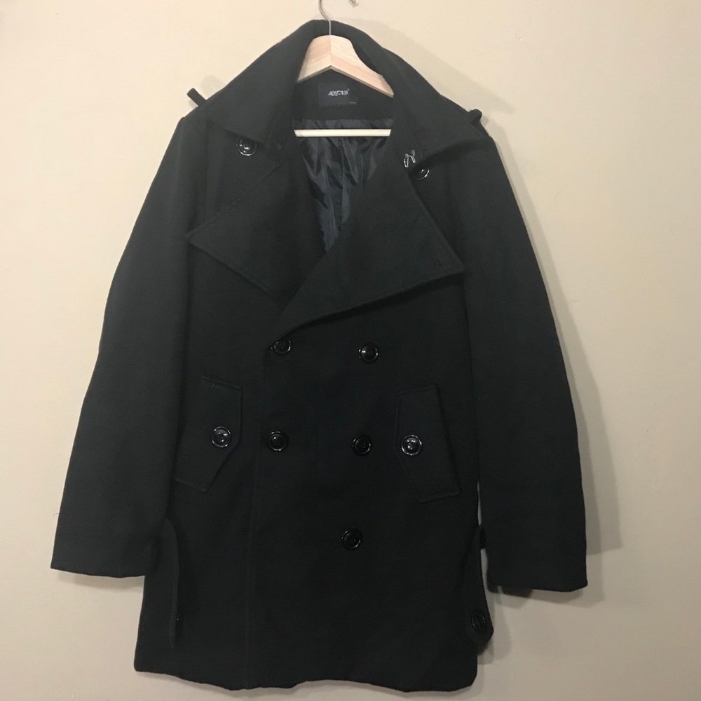 Christian Hiend Black Coat Men